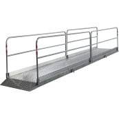 Aluminium and steel | trench bridge | Width: 1.30 m, Length: 5.50 m